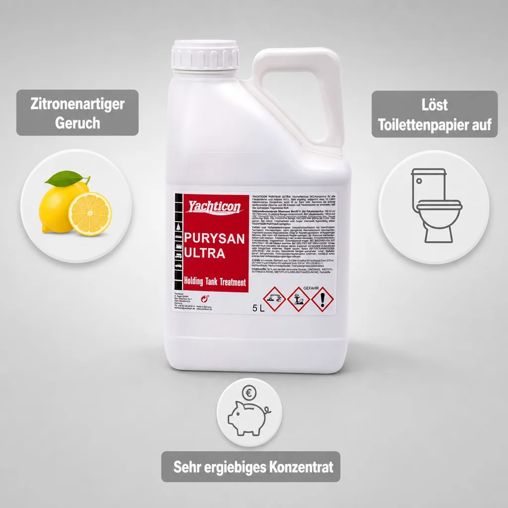 YACHTICON Purysan Ultra 5 Liter WC Konzentrat