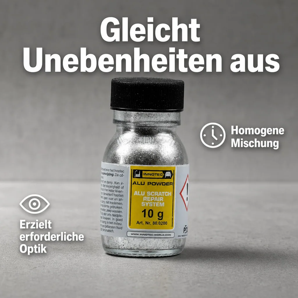 INNOTEC Alu Powder 10 g Dose Mischkomponente Aluminiumpigmentpaste