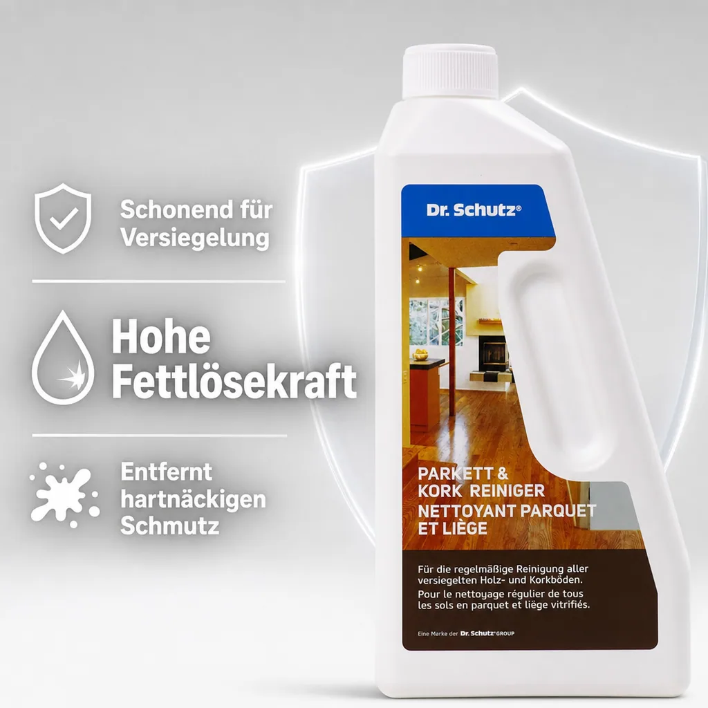 DR. SCHUTZ Parkett & Kork Reiniger 750ml für ca. 750m²