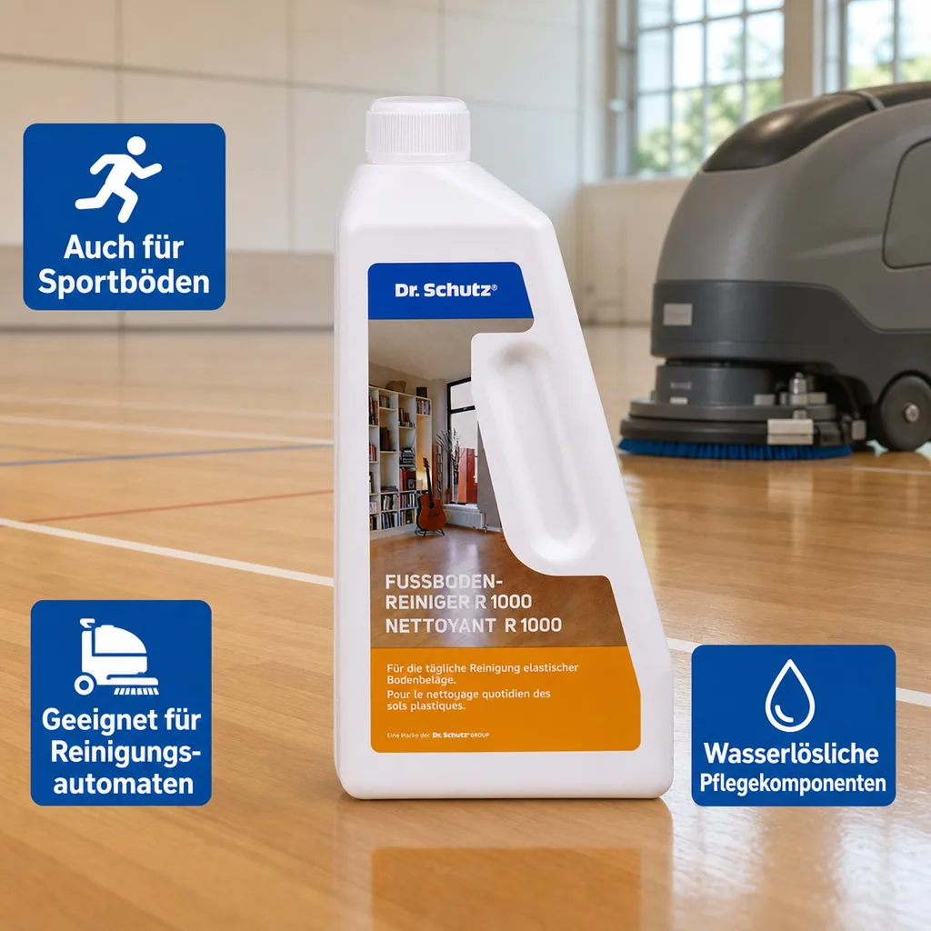 DR. SCHUTZ Fußbodenreiniger R 1000 750ml Wischpflege für 750m²