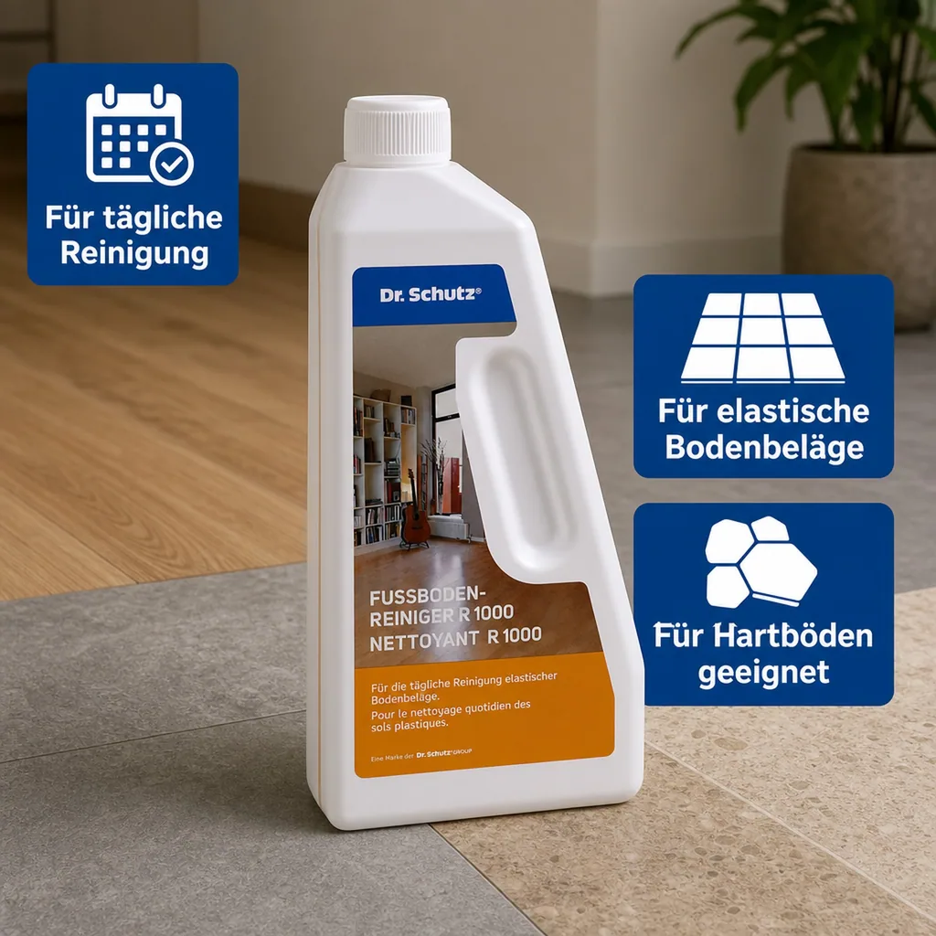 DR. SCHUTZ Fußbodenreiniger R 1000 750ml Wischpflege für 750m²