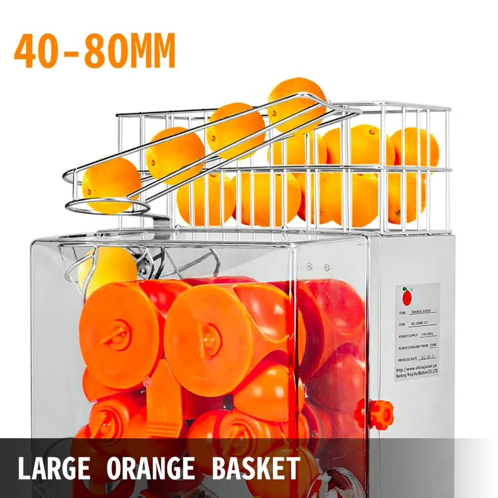 Saftpresse, Zitruspresse, Orangenpresse - Edelstahl, Kommerziell, 49,5 x 32,0 x 78,0 cm