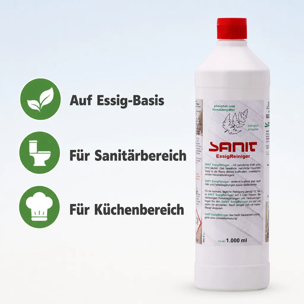 SANIT Essig Reiniger 1 Liter