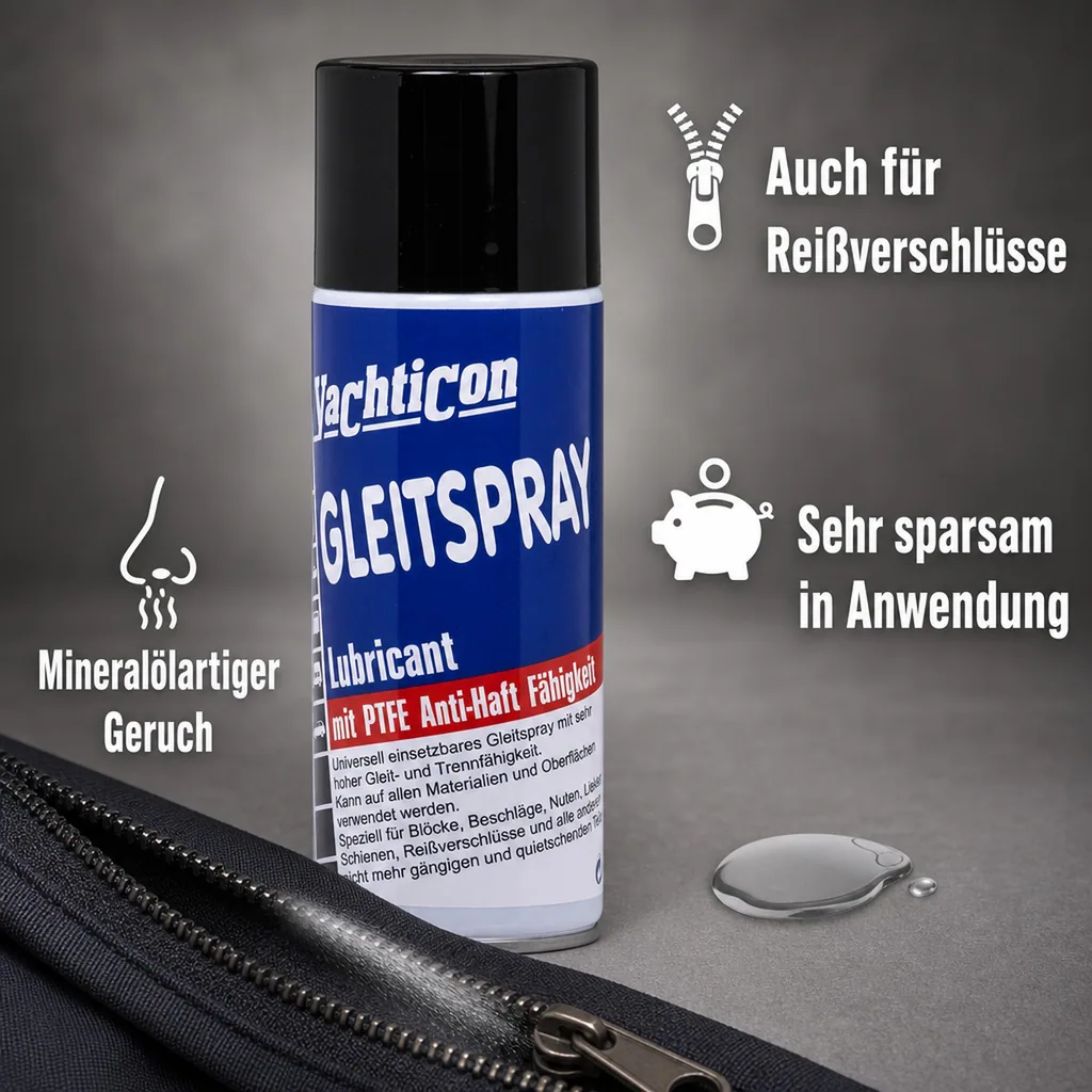 YACHTICON Gleitspray mit Teflon 300 ml surface protector