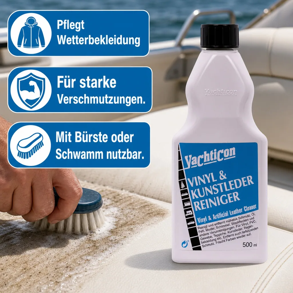 YACHTICON Vinyl & Kunstleder Reiniger 500 ml
