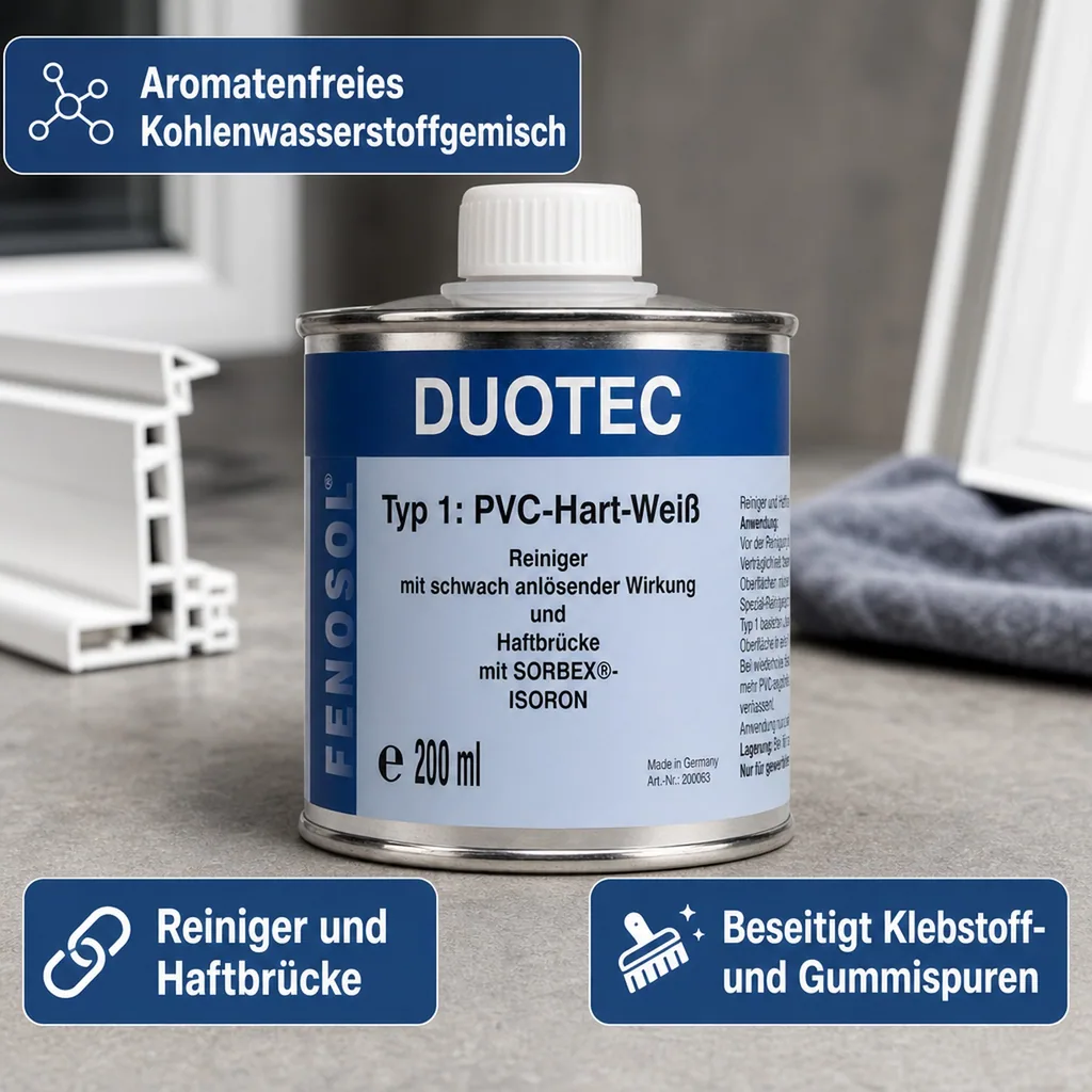 FENOPLAST Fenosol DUOTEC 200ml Typ 1 - PVC-Hart-weiß