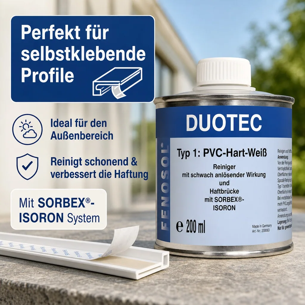FENOPLAST Fenosol DUOTEC 200ml Typ 1 - PVC-Hart-weiß