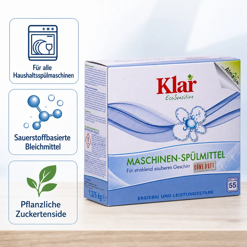 KLAR Maschinenspülmittel 1,375 kg ohne Duft