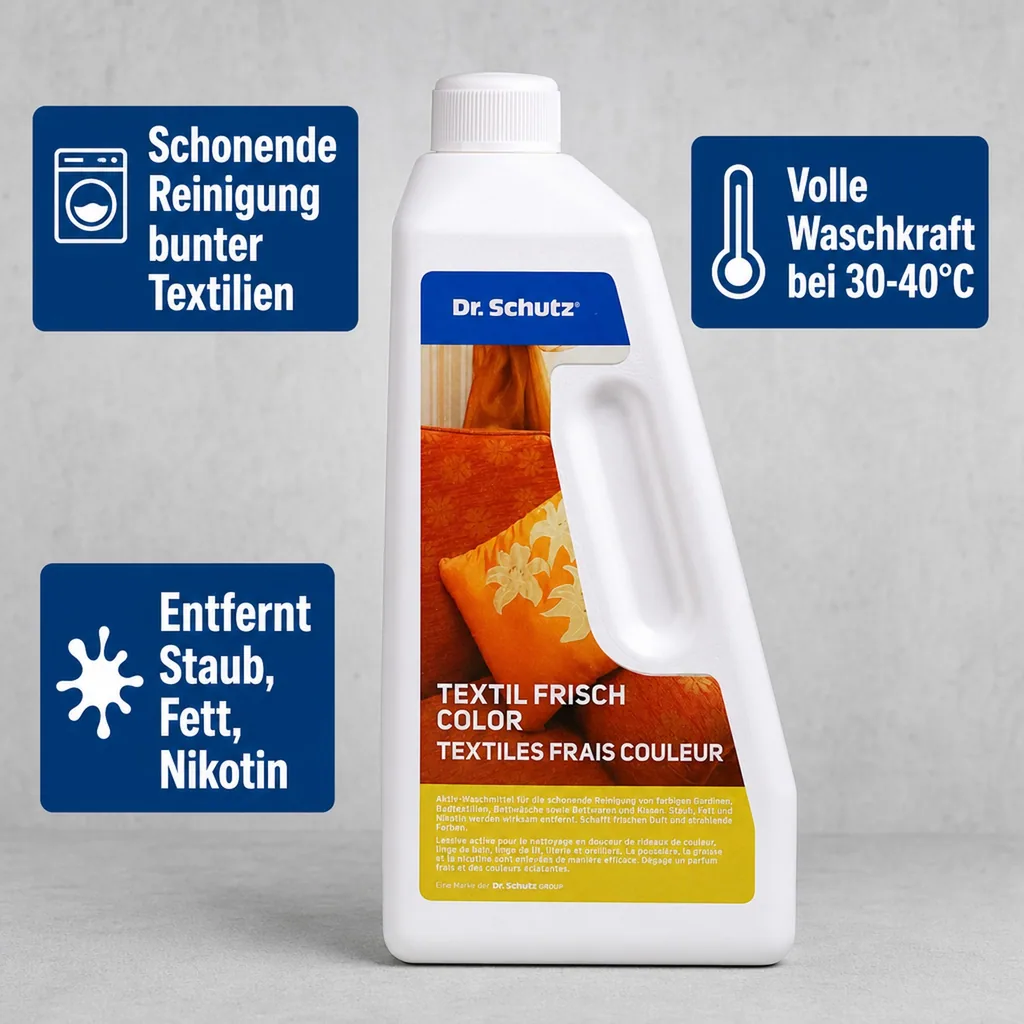 DR. SCHUTZ Textil Frisch color 750 ml Waschmittel für bunte Textilien