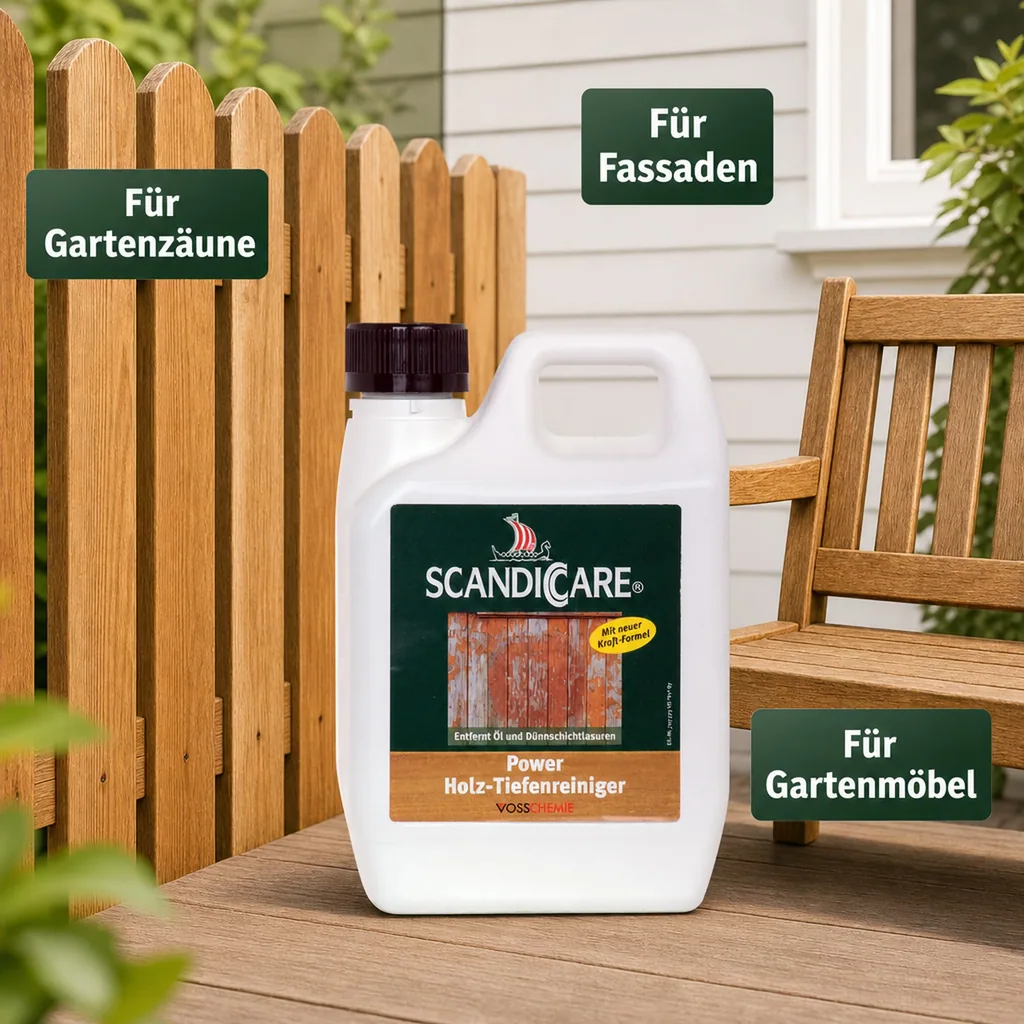 SC SCANDICCARE Power Holz Tiefenreiniger 1 Liter