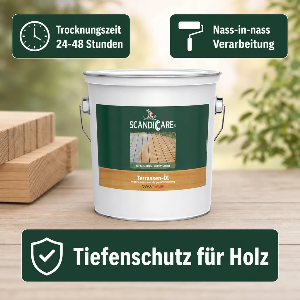 SC SCANDICCARE Terrassenöl hell+ 3 Liter