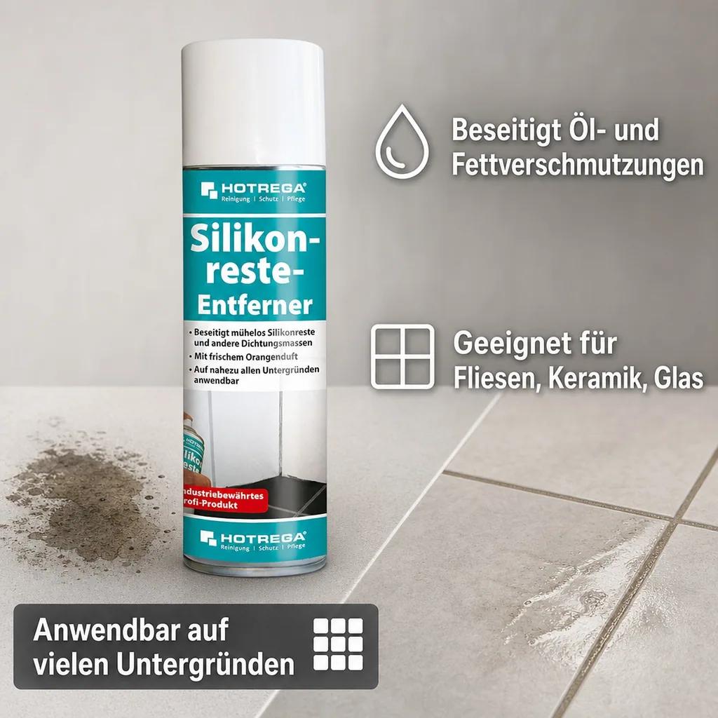 HOTREGA Silikonreste Entferner 300 ml Spraydose
