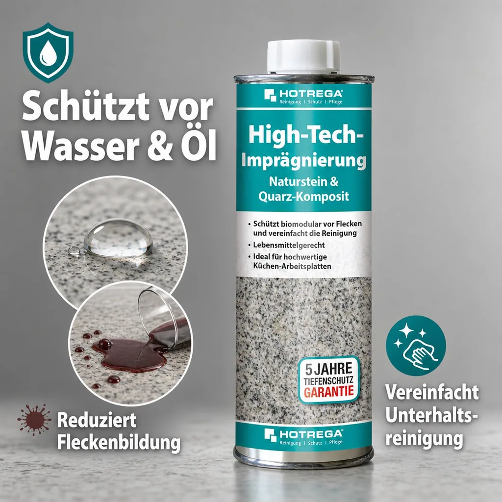HOTREGA High-Tech Imprägnierung Naturstein & Quarz Komposit 250 ml Dose