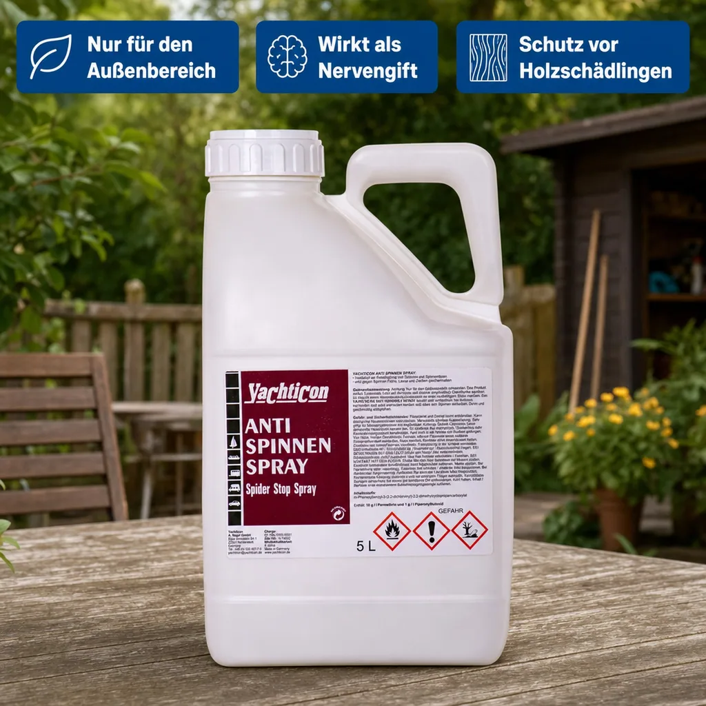YACHTICON Anti Spinnen Mittel 5 Liter Kanister