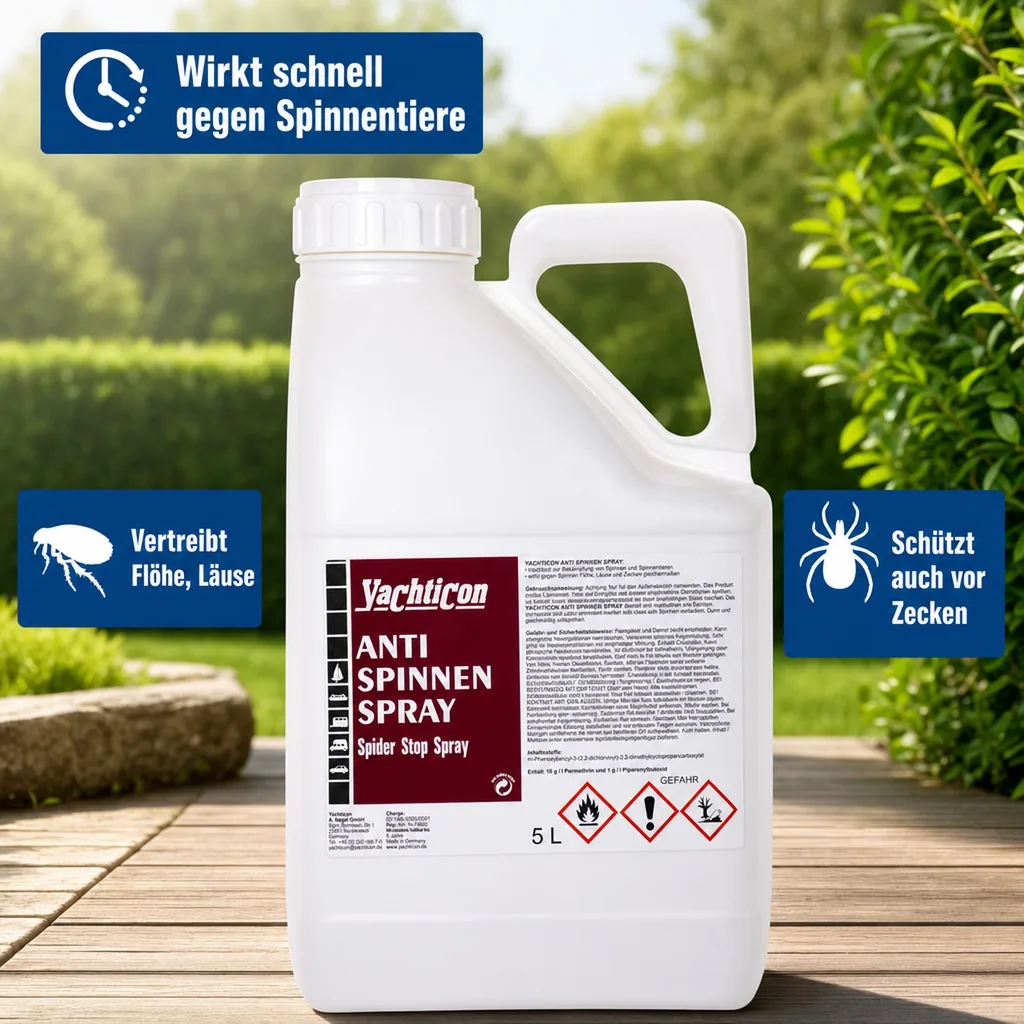 YACHTICON Anti Spinnen Mittel 5 Liter Kanister