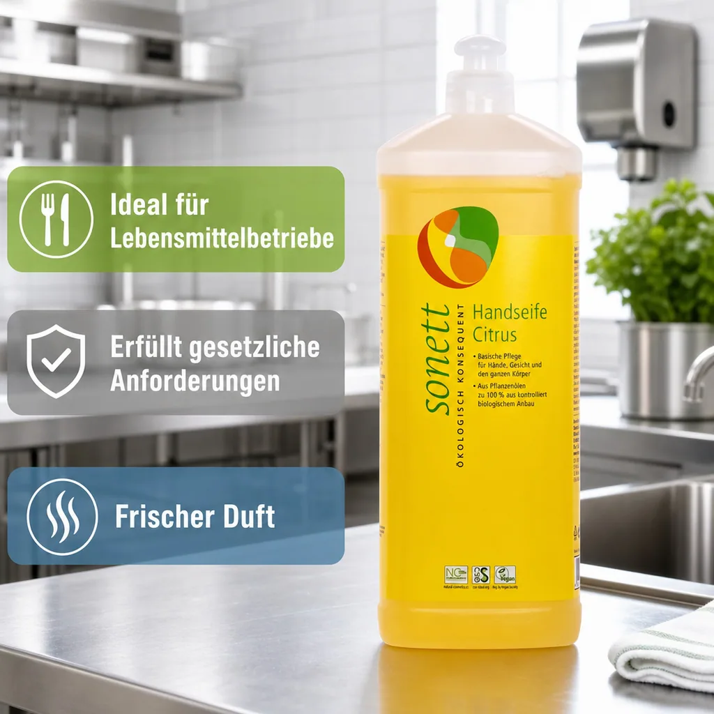 SONETT Handseife Citrus 1 Liter Nachfüllflasche