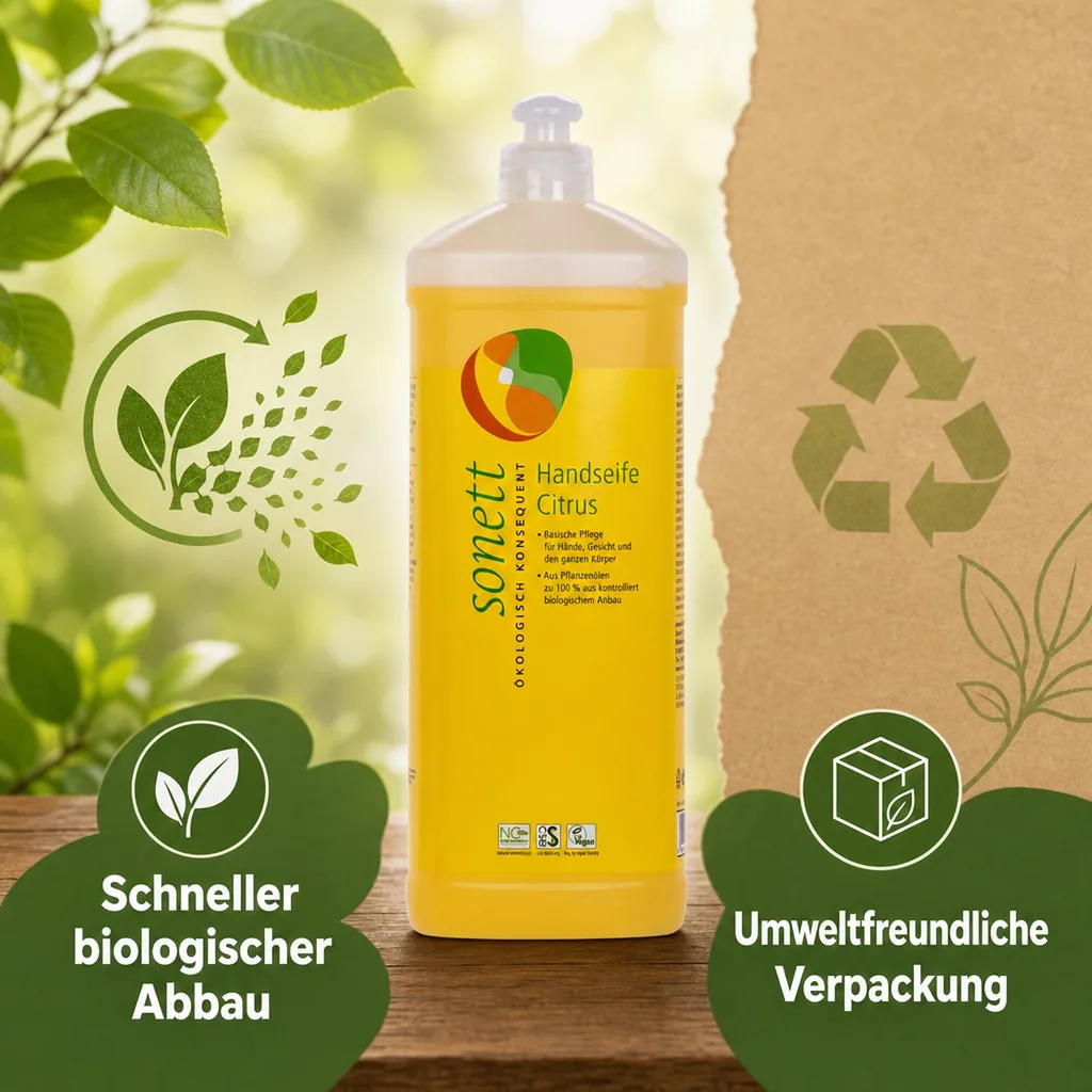 SONETT Handseife Citrus 1 Liter Nachfüllflasche
