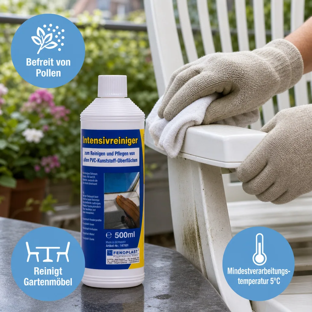 FENOPLAST Fenosol Intensivreiniger 500ml und Konservierer für PVC weiß