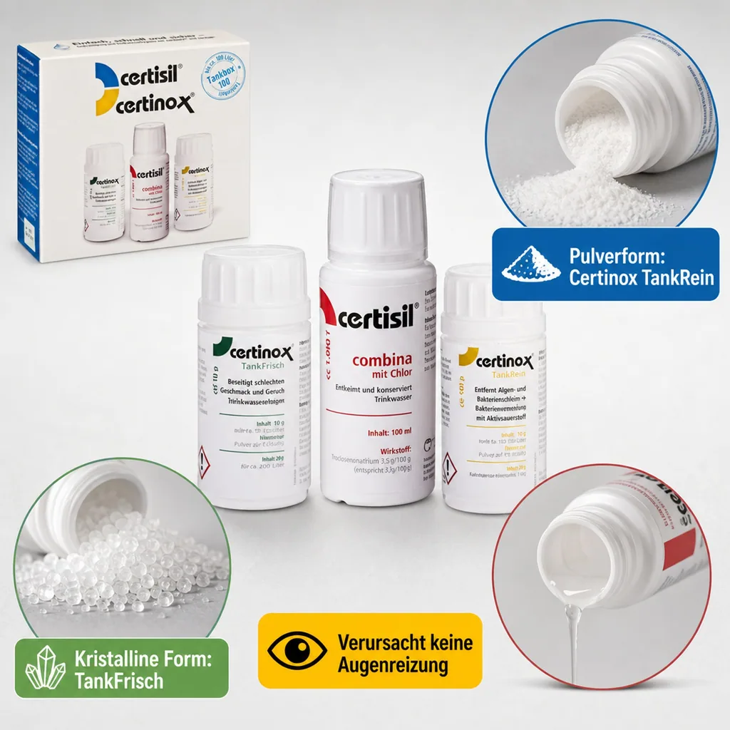 KATADYN CertiBox CB 100 Certisil Certinox bis ca. 100 Liter Tankinhalt