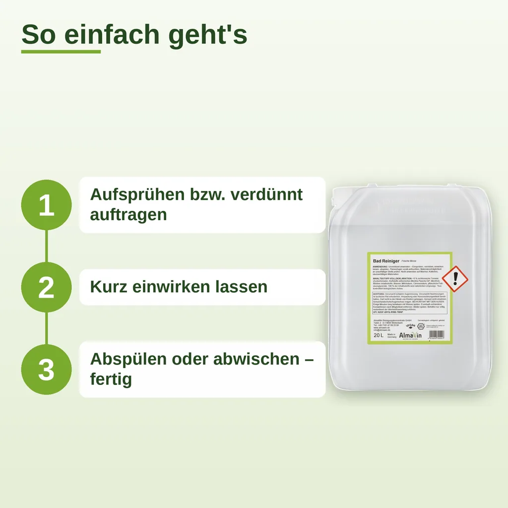 ALMAWIN Badreiniger 20 Liter