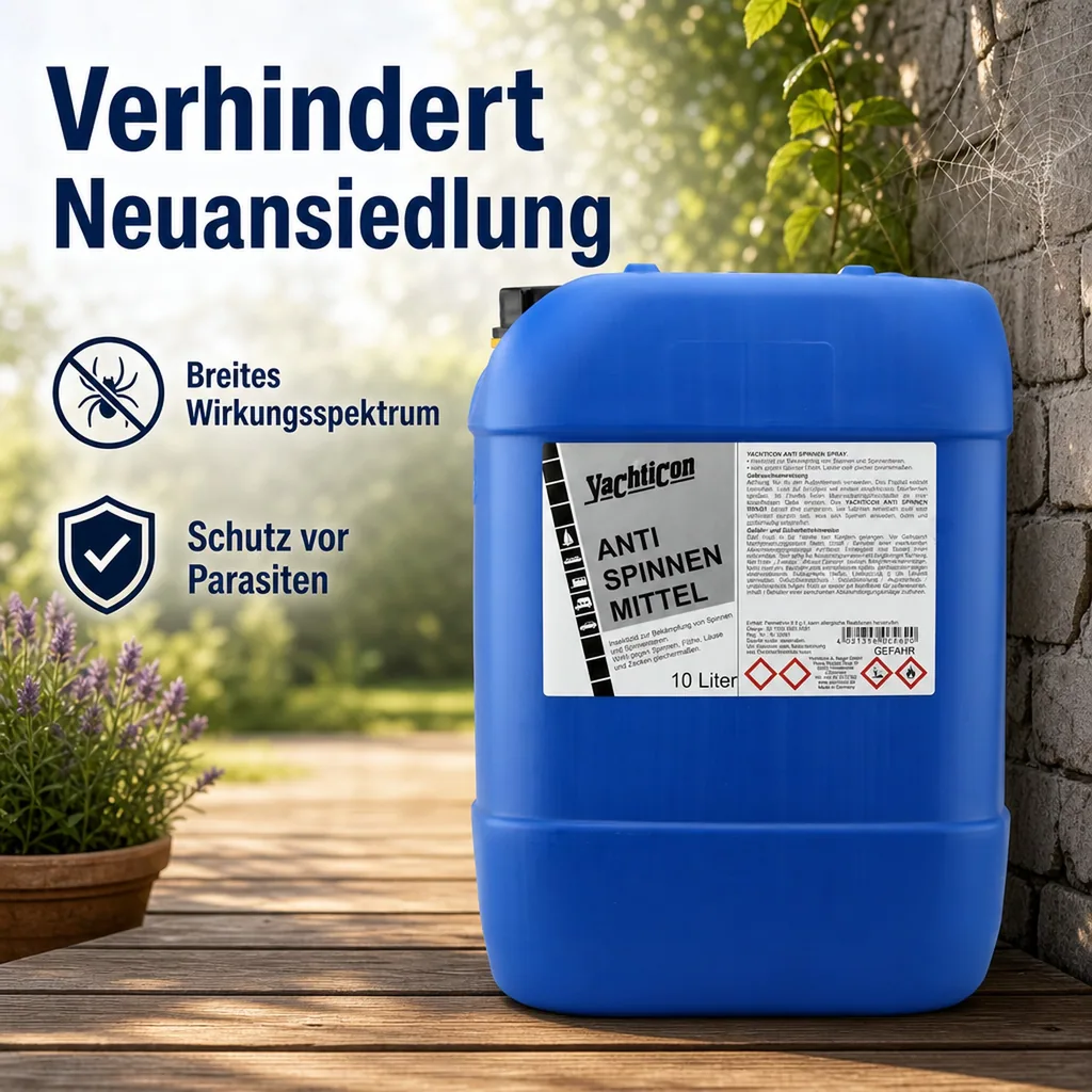 YACHTICON Anti Spinnen Mittel 10 Liter Kanister