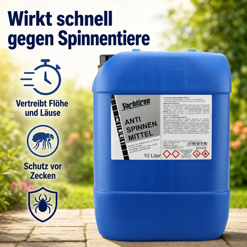 YACHTICON Anti Spinnen Mittel 10 Liter Kanister