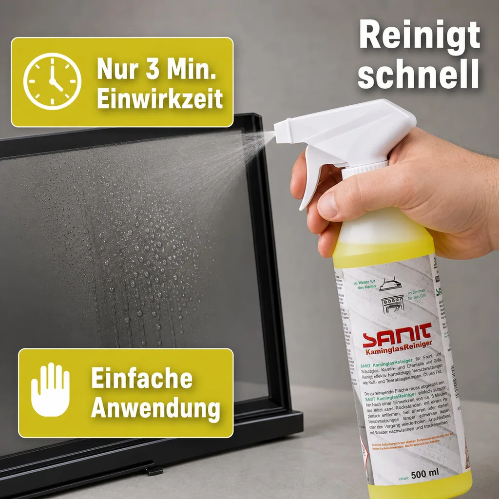 SANIT Kaminglasreiniger 500 ml