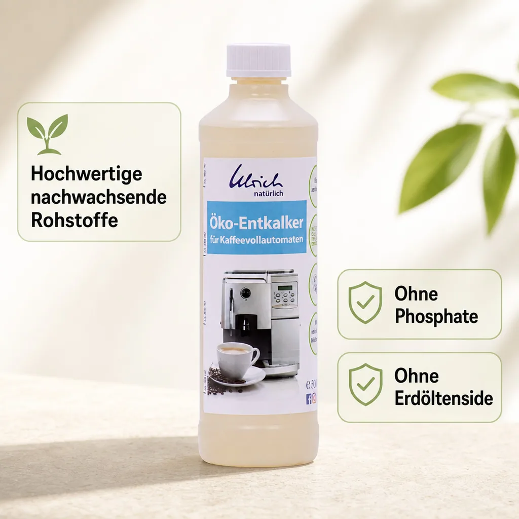 ULRICH natürlich Öko Entkalker 500 ml für Kaffeevollautomaten