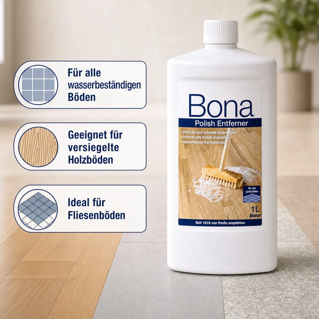 BONA Polish Entferner Remover 1 Liter Grundreiniger