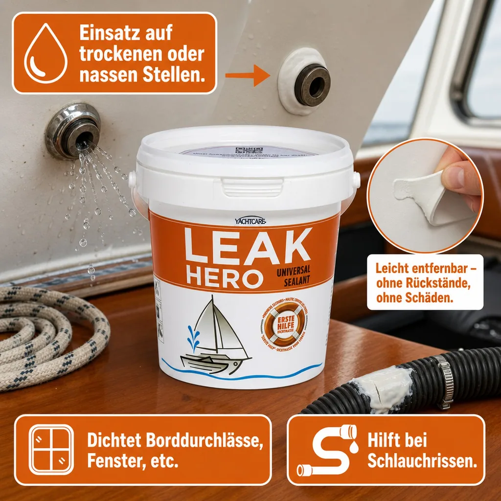 YACHTCARE LEAK HERO 625 ml Leckabdichtung Dichtmasse