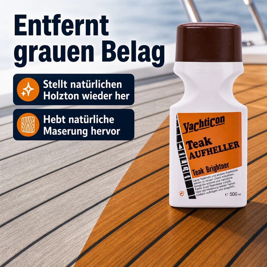 YACHTICON Teak Brightner 500ml Aufheller
