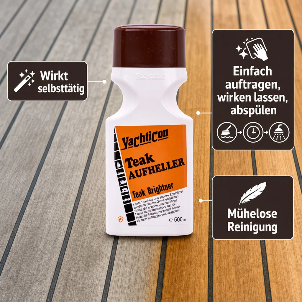 YACHTICON Teak Brightner 500ml Aufheller