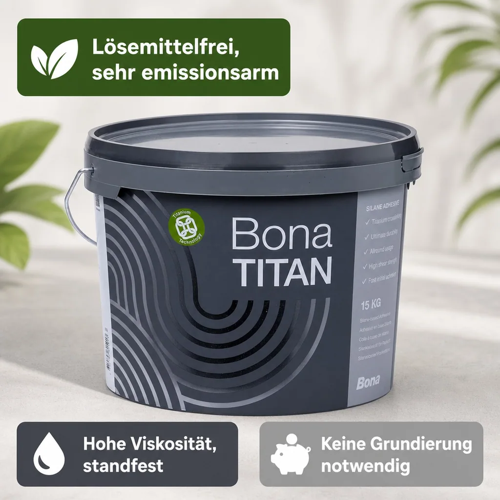 BONA TITAN Parkettklebstoff 15 kg Hochleistungsklebstoff