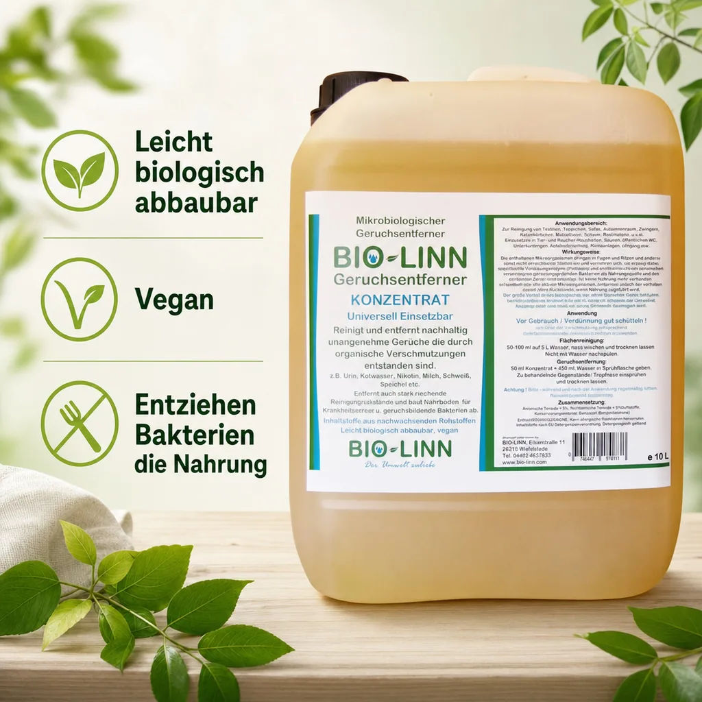 BIO-LINN Geruchsentferner Konzentrat 10 Liter Nachfüllkanister