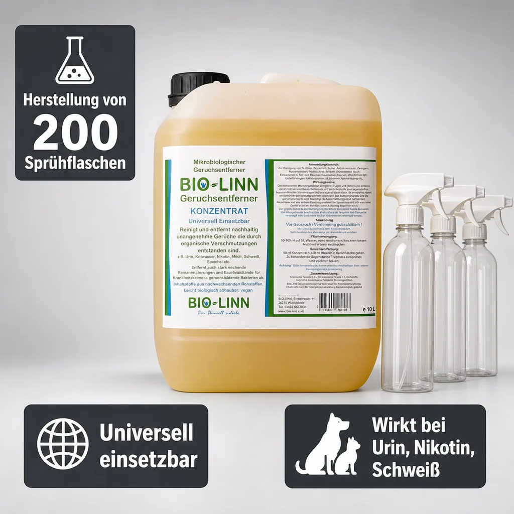BIO-LINN Geruchsentferner Konzentrat 10 Liter Nachfüllkanister