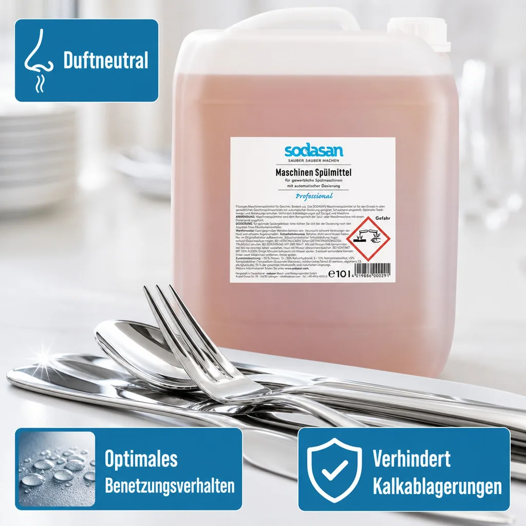 SODASAN Maschinenspülmittel flüssig 10 Liter