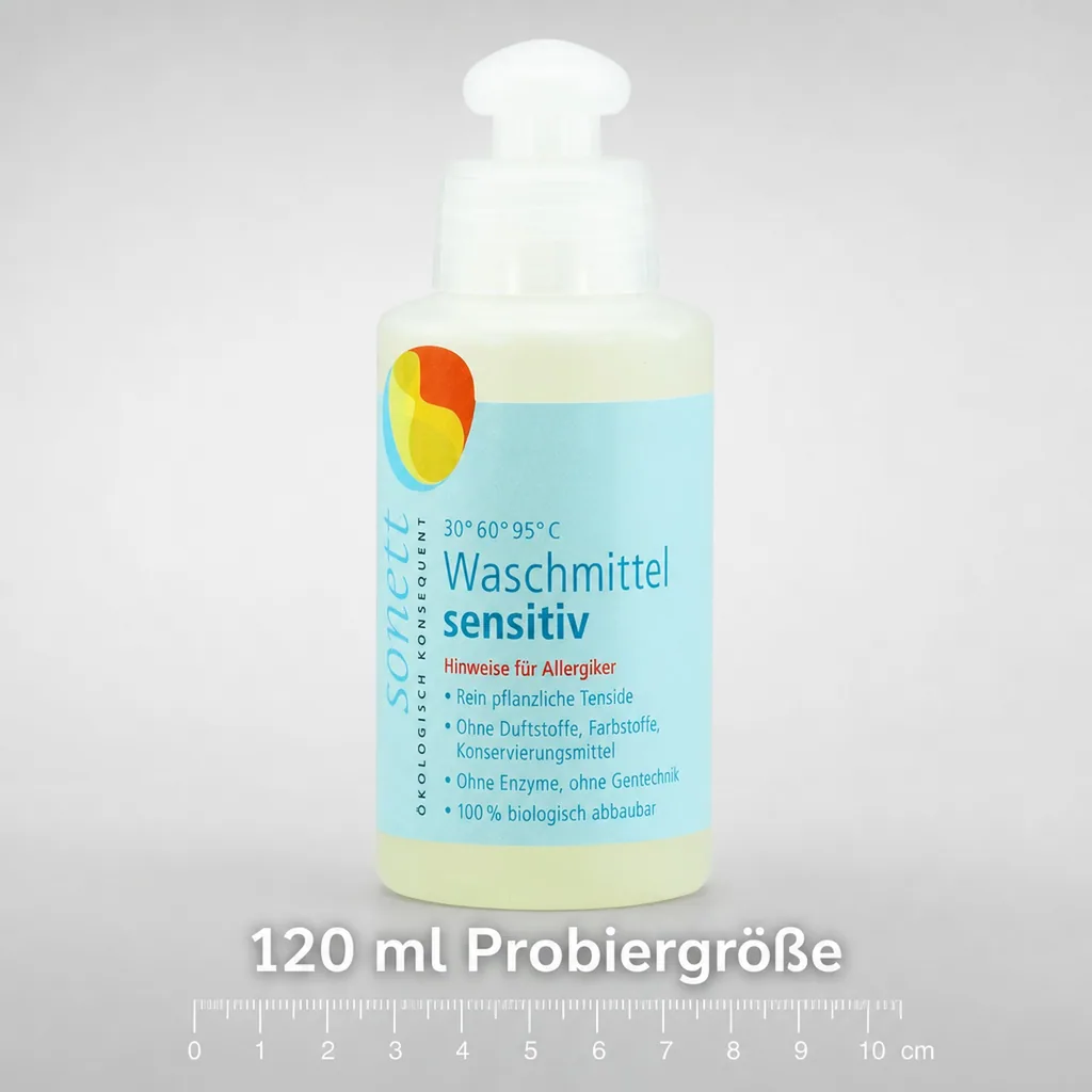 SONETT Waschmittel flüssig sensitiv 120 ml Probiergröße