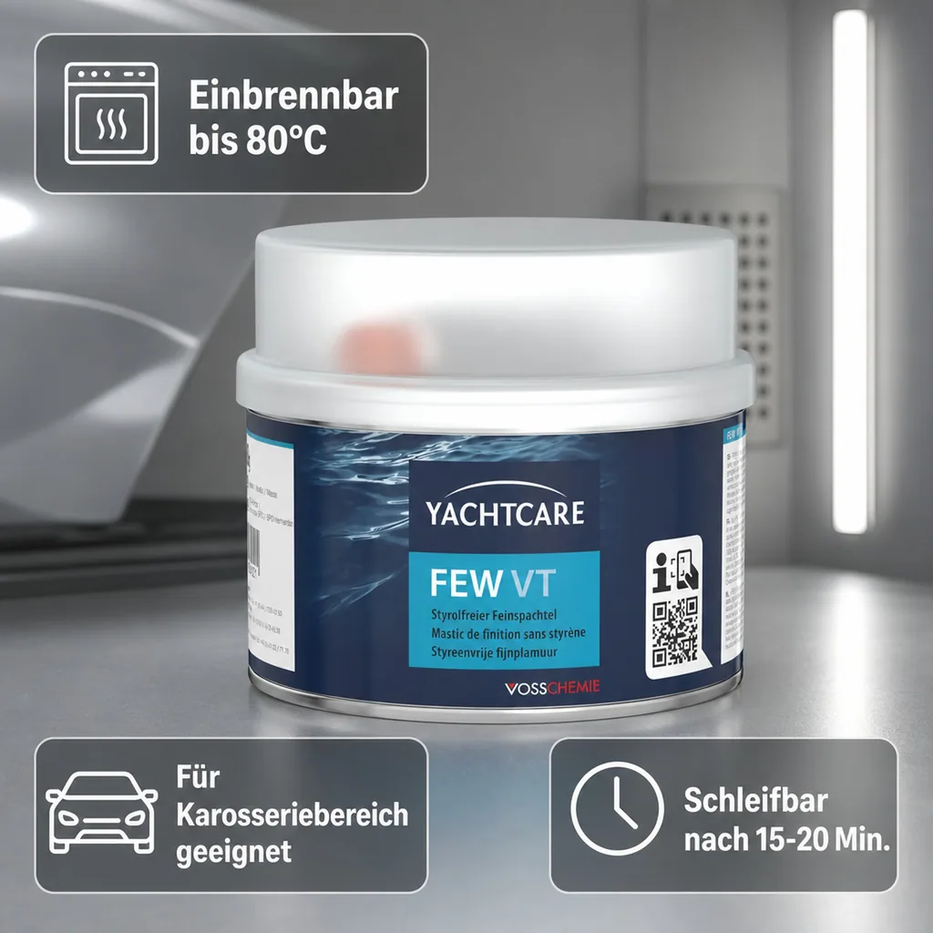 YACHTCARE FEW VT 1 kg styrolfreier Feinspachtel