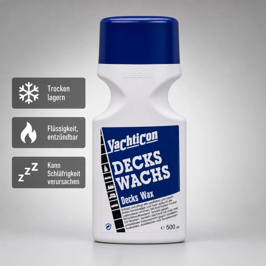 YACHTICON Decks Wachs 500 ml Schutz und Pflege
