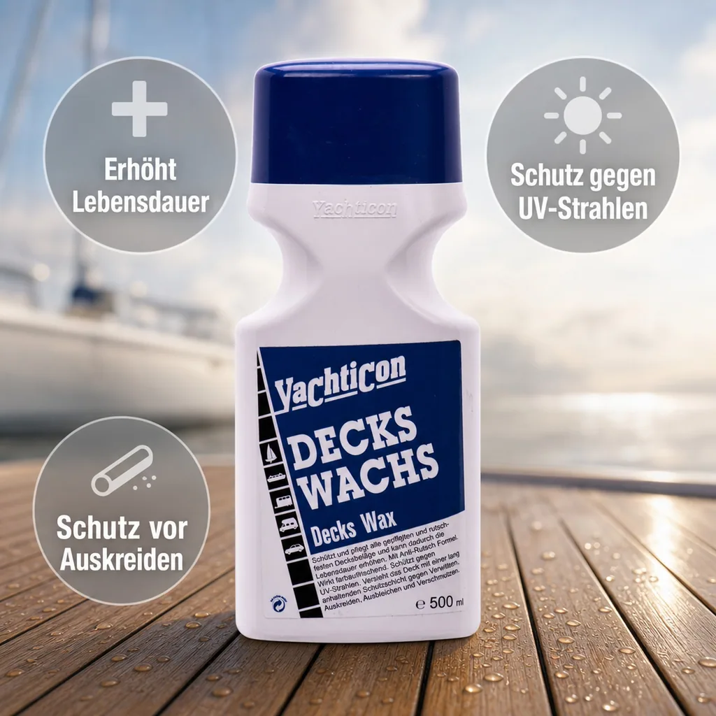 YACHTICON Decks Wachs 500 ml Schutz und Pflege