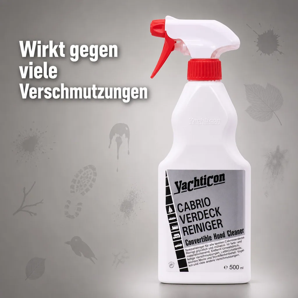 YACHTICON Cabrioverdeck Reiniger 500 ml für textile Verdecke