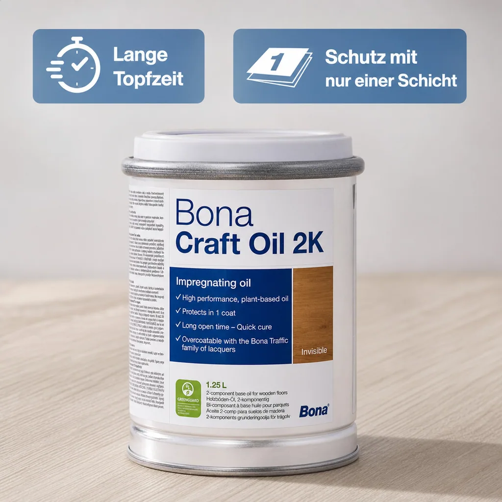 BONA Craft Oil 2K Invisible 1,25 Liter