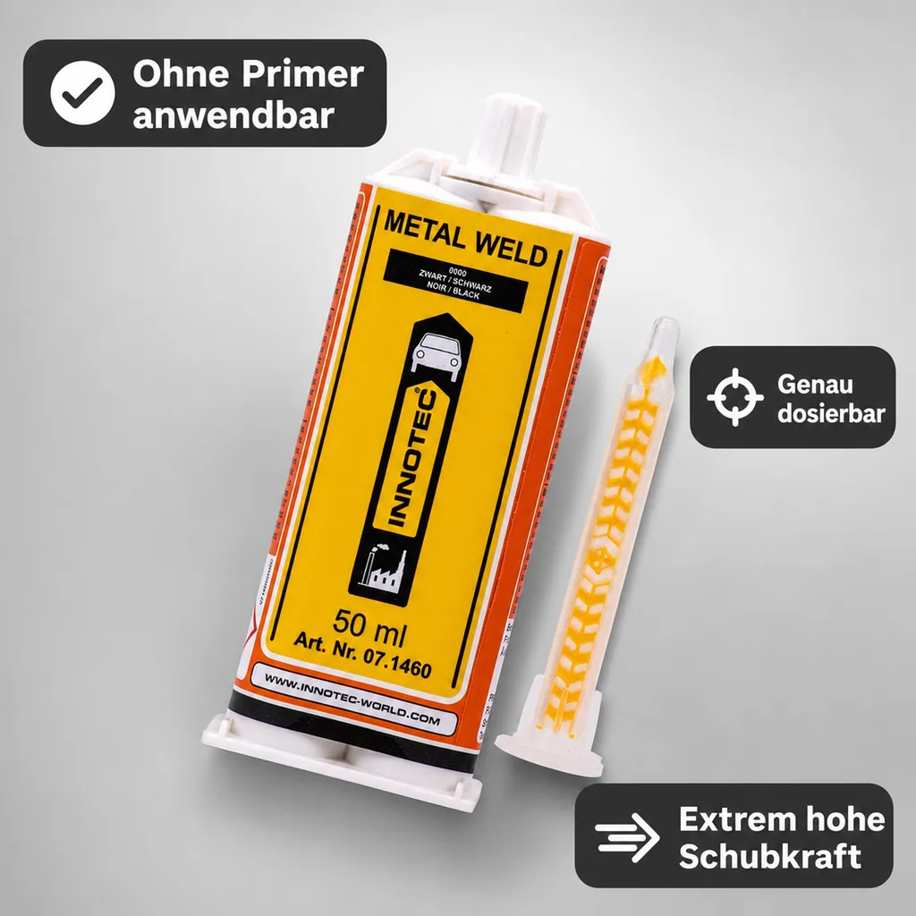 INNOTEC Metal Weld 50 ml 2K Metallkleber schwarz
