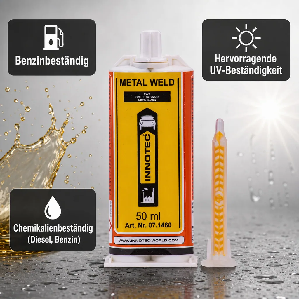 INNOTEC Metal Weld 50 ml 2K Metallkleber schwarz