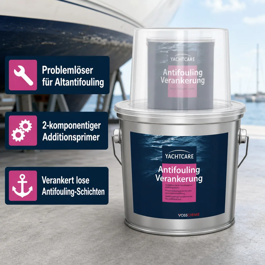 YACHTCARE Antifouling Verankerung 2,25 Liter weiß