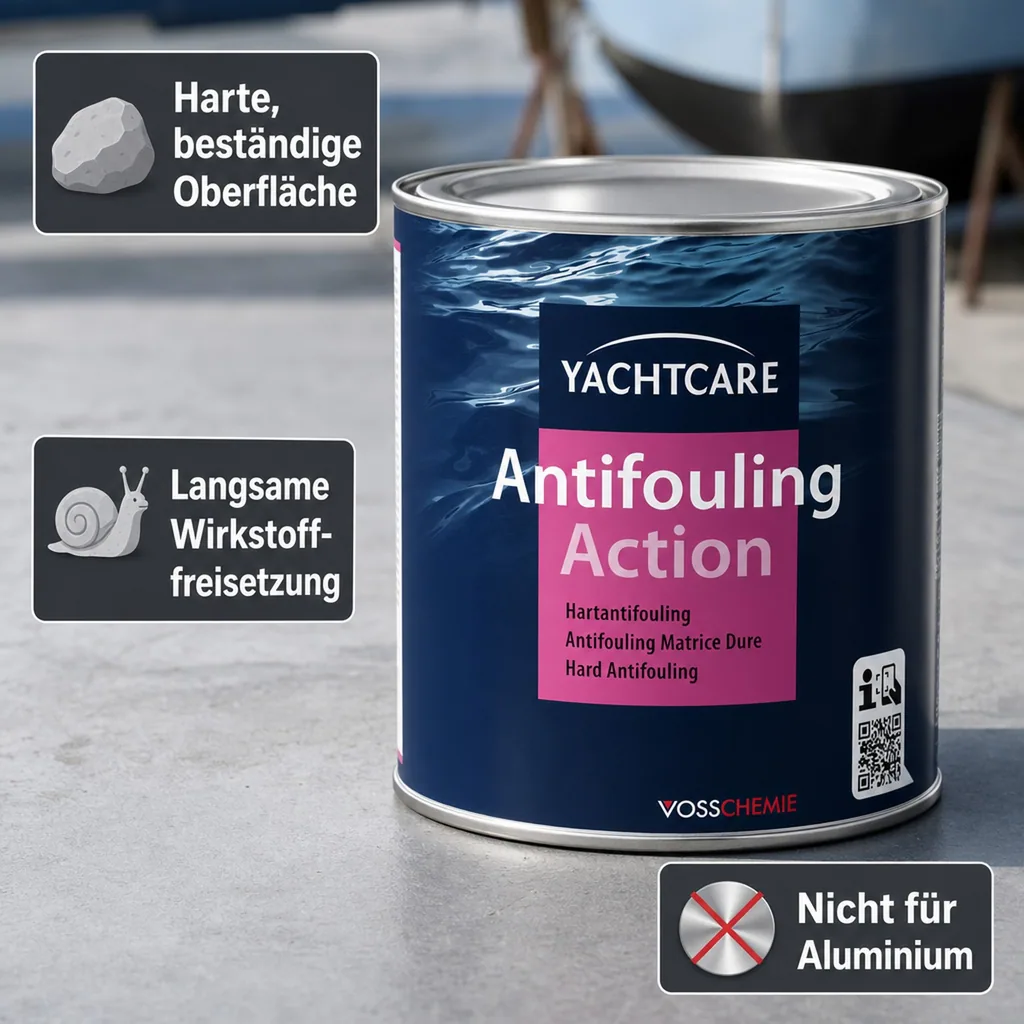 YACHTCARE Antifouling Action Hard AF 750 ml rot