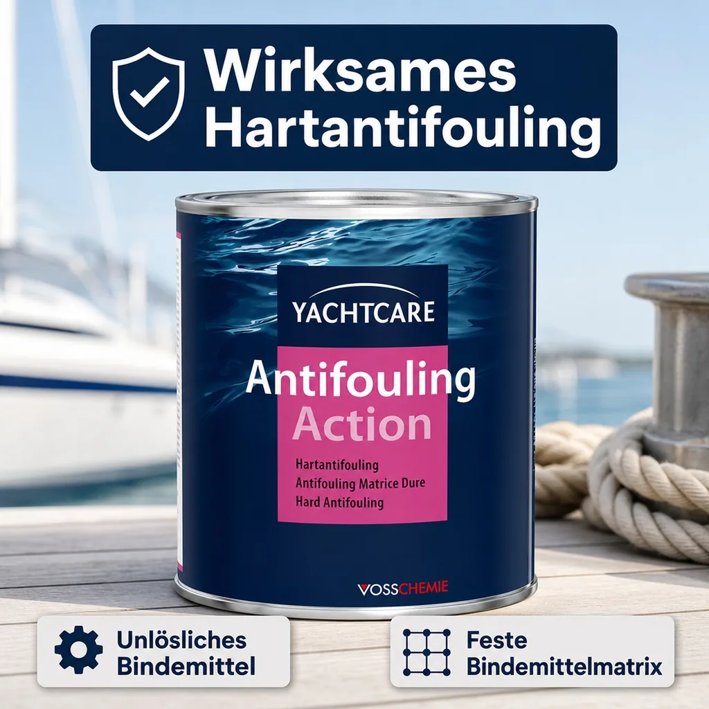 YACHTCARE Antifouling Action Hard AF 750 ml rot