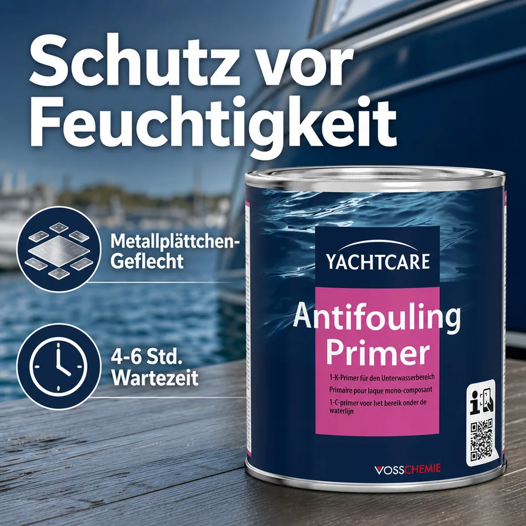 YACHTCARE Antifouling Primer 750 ml matt grau