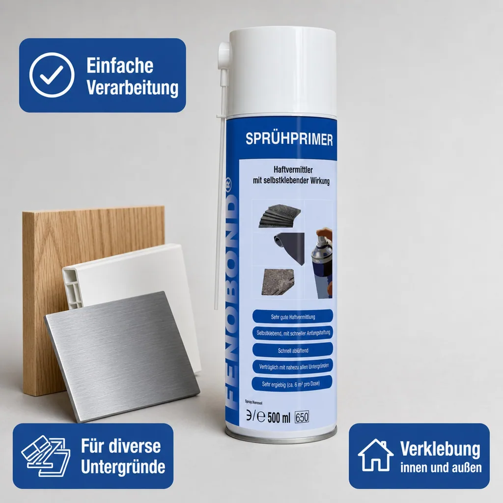FENOPLAST Fenobond Sprühprimer 500 ml Aerosol Sprühflasche