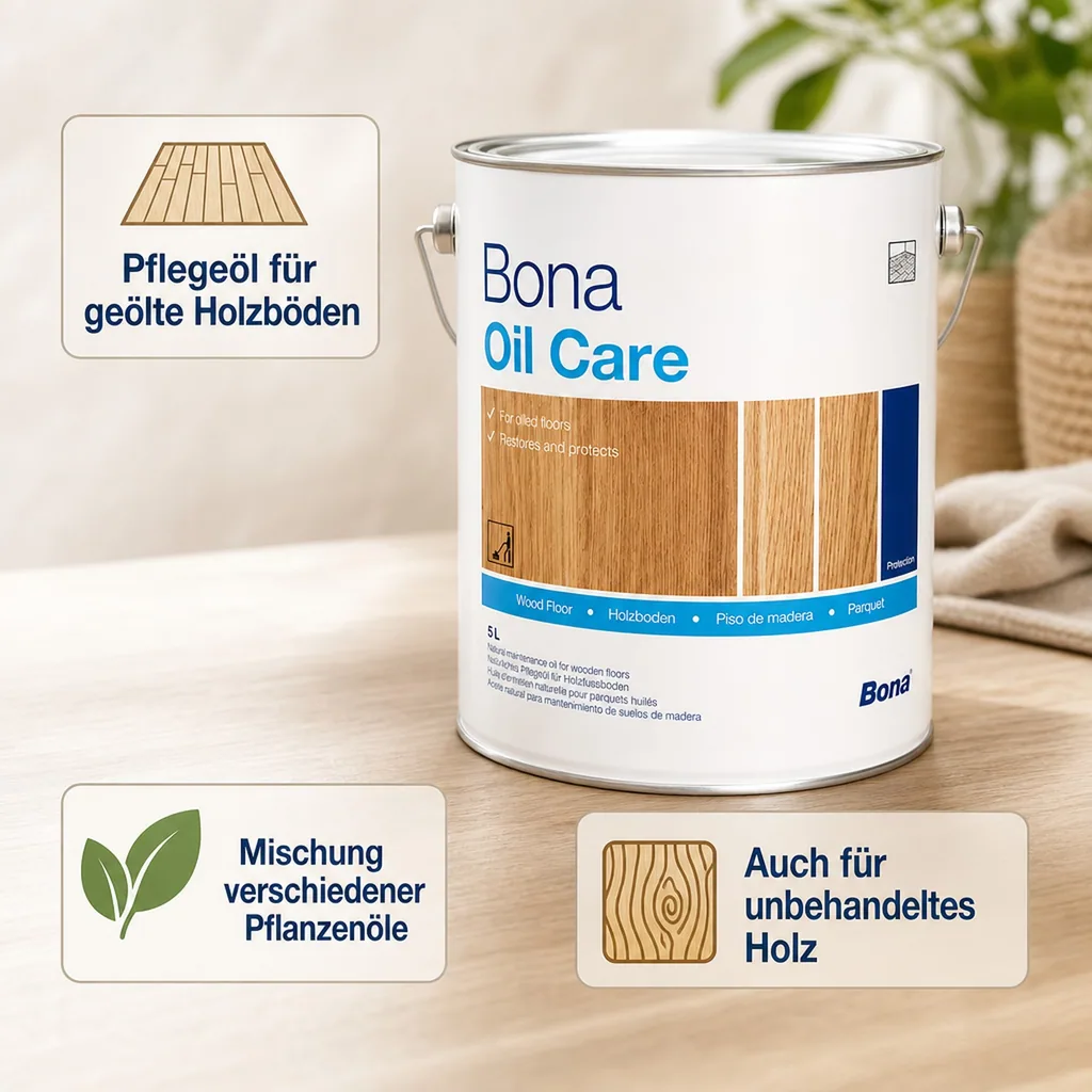 BONA Oil Care W 5 Liter Neutral Pflege für geölte Böden